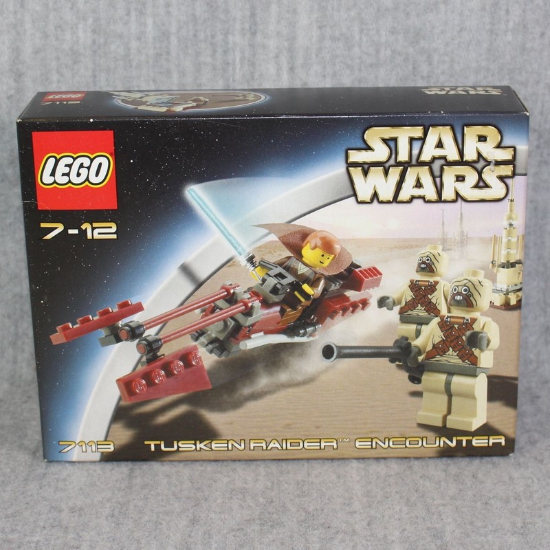 LEGO STAR WARS 7113 Tusken Raider Encounter Vintage 2002 Retired Set New Sealed