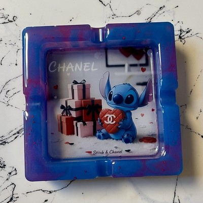 Valentine Stitch Designer Ashtray | Childhood Cartoon Collectible