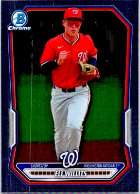 Eli Willits 2026 Bowman Chrome Free Shipping Washington Nationals BCP-95