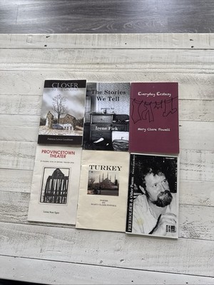 Poetry Book Lot 6 SC Goodman Fick Powell Egan Turkey Provincetown Signed Copies
