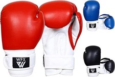 WFX Kids Boxing Gloves for Martial Arts Sparring Junior Mitts Heavy Duty Leat...