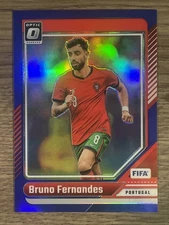 2024-25 Donruss Optic Blue #129 Bruno Fernandes /149￼