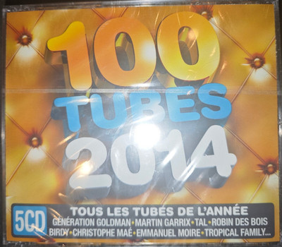 100 TUBES 2014 Dance Disco Party ua 5 CD Box-Set Lykke Li, Eiffel 65, Chaka Khan