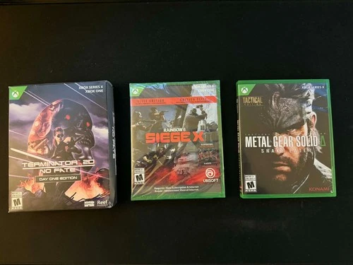 Terminator 2D No Fate Metal Gear Solid Delta Rainbow Six Siege Xbox Series X