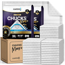 Chucks MAX Hospital Bed Pads Disposable Adult 36 X 36 Soft Breathable Inconti