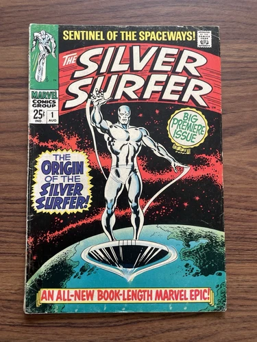 The Silver Surfer #1 (Marvel Comics August 1968) Lower Grade Presents Well
