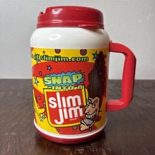 Vintage Slim Jim 64oz Travel Jug Insulated Oversized Thermos 2000 Whirley w Lid