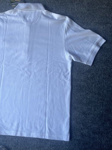 GREG NORMAN Para Hombres Mediano Bordado Mickey Mouse Disney Golf Polo Blanco - Imagen 10 de 12