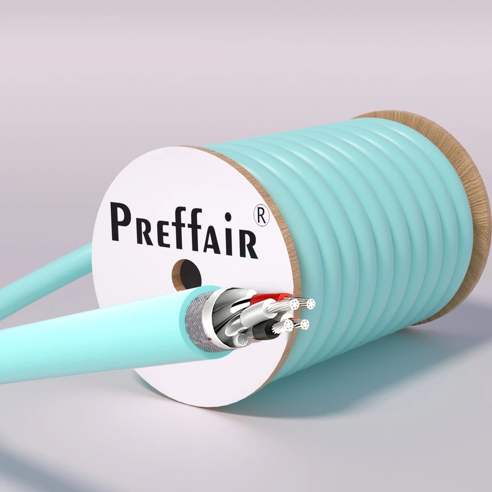 1M/3.3ft 4N Pure Silver Wire Bulk XLR Cord HiFi Audio Balanced Cable - Image 3 of 4