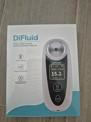 Difluid R2 PP Intelligent Digital Display Refractometer. Brand new in box.