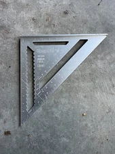 Empire 12" Speed Square 3990 – Aluminum Rafter Square – Made in USA