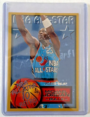 Michael Jordan 1996-97 Fleer NBA All-Star Retro #282 Bulls NM-MT Insert