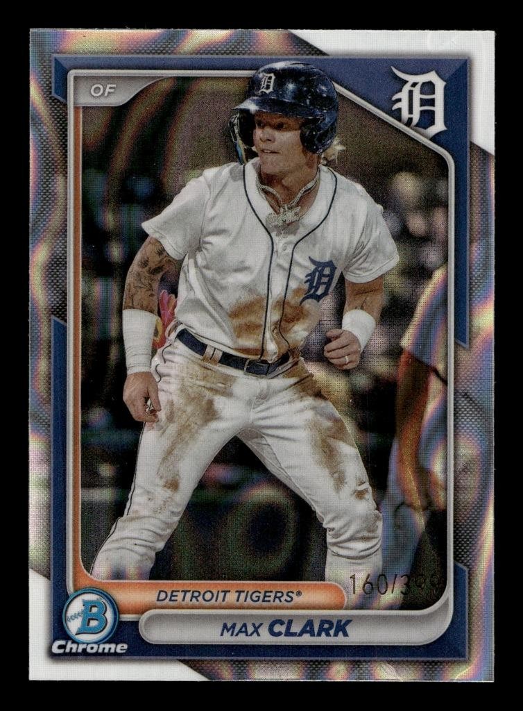 2024 Bowman Chrome Prospects Lava Refractors #BCP74 Max Clark Rookie 160/399