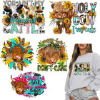 5Pcs Large Size Iron on Decals Heat Transfers Patches for Clothing T-Shirts Jack