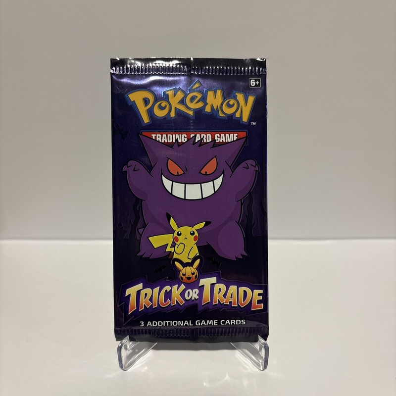 Pokemon Trick Or Trade Booster Pack Halloween 3 Card Pack 2022