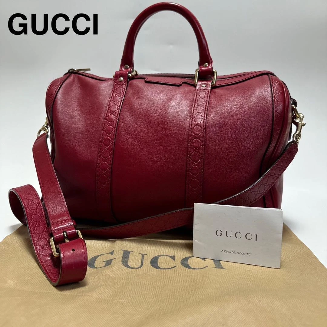 i79 Gucci GG Shima sac à bandoulière 2 voies cuir Boston
