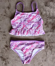Extremely Me Girls 2 Piece Bathing Suit Size 4 Multi Color