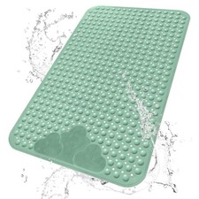 Extra Large Shower Foot Scrubber Mat, 47x32 Inch Non Slip Shower Mats for Eld...