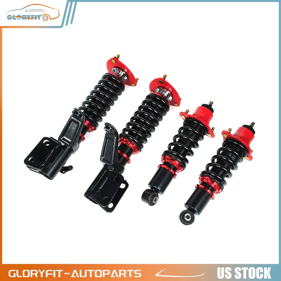 Front+Rear For 2002-2006 Acura RSX Coilovers Coil Springs Adj. Height 4 Pcs - Image 4 of 4