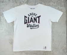 Roots of Fight Shirt Mens 4XL White Andre The Giant Wrestling T-Shirt Tee EUC