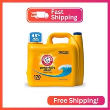 ARM & HAMMER Liquid Laundry Detergent, Clean Burst Fresh, 170 fl oz, 170 Loads,  0.12 per gallon