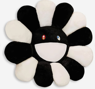 Smile Face Plush Rainbow Pillow, Sunflower Indie Decor Plush Pillow Soft & Comfo