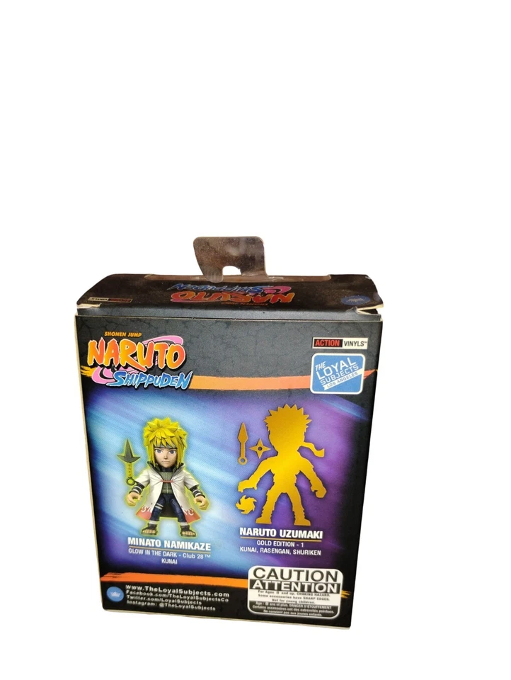 The Loyal Subjects Minato Namikaze Naruto Shippuden Action Vinyl New in Package+ - Image 3 of 4