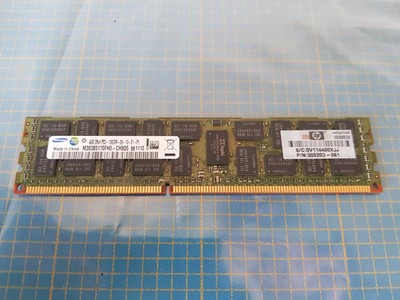 HP 3x 4GB DDR3 1333MHz PC3-10600R ECC REG 500203-061  ( 1st/4,30  )   UR _0.02_6