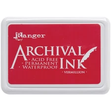 Ranger Archival Ink Pad #0-Vermillion
