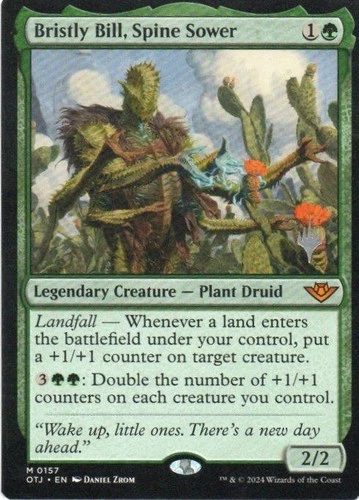 MTG: Outlaws at Thunder Junction: Promo Pack Bristly Bill, Spine Sower: LP Con