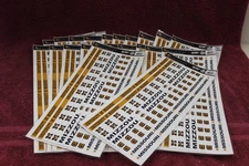 Sports Solution Sticker Strips University of Missouri - 22 packs