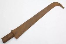 Antique Dagger Knife Old Hand Forged Steel Blade Old Damage Handle Original A932