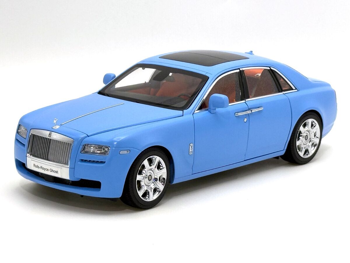 KYOSHO 1:18 Rolls-Royce Ghost Light Blue KS08802LB Diecast KYOSHO 1:18 Rolls-Royce Ghost Light Blue KS08802LB Diecast