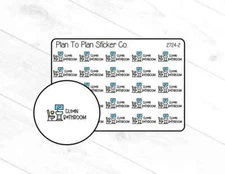 2724-2~~Clean Bathroom Planner Stickers.