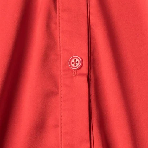 Camisa Blusa Top Oficina Dama Satén Imitación Seda Camisa Manga Corta Abotonada - Imagen 12 de 22