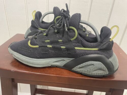 Adidas Originals LXCON Men's Size 9.5 Running Shoes Core Black Green EF9678 - Picture 2 of 11