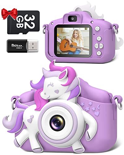 Kids Camera,  Kids Camera for Girls, 1080P HD 2.0 Inch Screen Kids