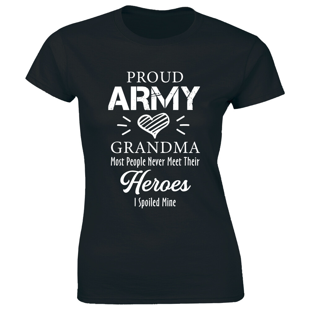 Proud Army Grandma (White) T-Shirt Proud Army Grandma (White) T-Shirt