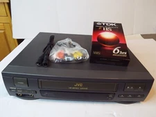 JVC HR-J410U Hi-Spec Drive Video Cassette Recorder Tested Working