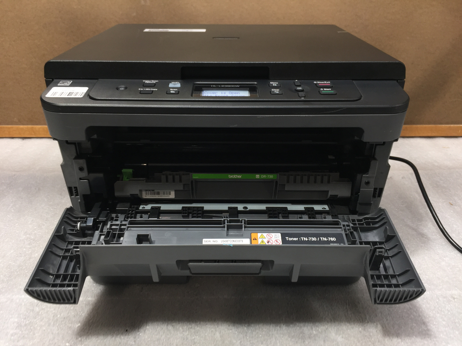 Brother HLL2390DW AllInOne Compact Laser Printer, 3k PAGES w/ TONER