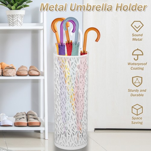 Umbrella Holder Metal Umbrella Stand Rack Freestanding Umbrella Stand Leko - Picture 2 of 22