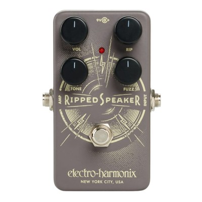 Electro-Harmonix Ripped Speaker Fuzz Pedal with Analog Circuit and True Bypass