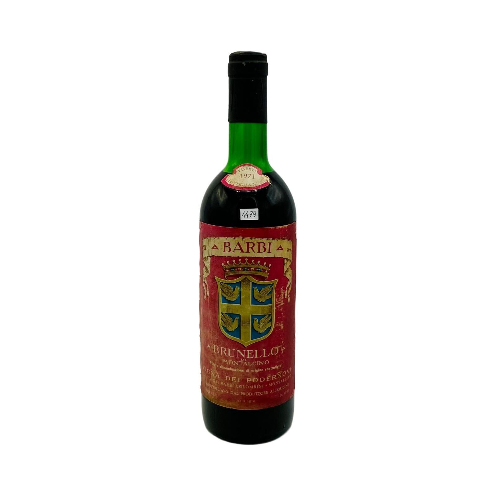 Vintage Bottle - Fattoria dei Barbi Brunello di Montalcino Riserva DOC 1971 0,72