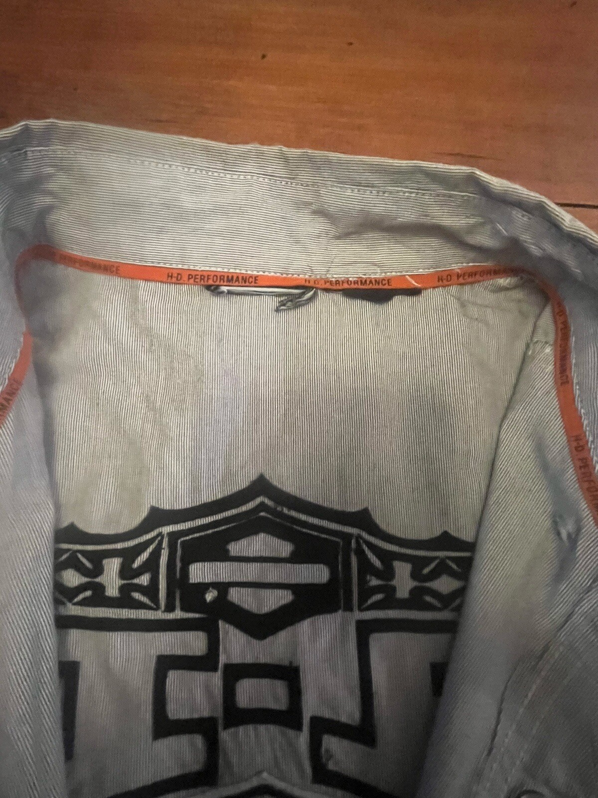 Harley Davidson Performance Button Up Embroidered… - image 9