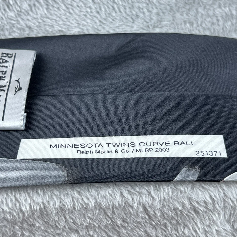 Vintage Minnesota Twins Necktie MLB Baseball Print Fandom 90s Ralph Marlin - Image 4 of 4