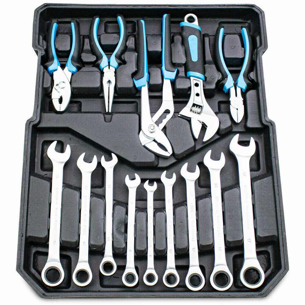 Werkzeugkoffer 1200 tlg mit Ratschenringschlüssel + Mütze Bituxx 