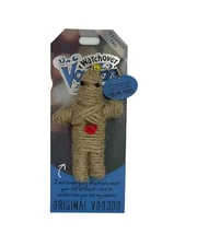 Watchover Voodoo Doll - Original Voodoo String Doll Keychain, 5 inches, Blue