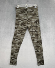 Camouflage Green Leggings Women  s Casual Fit Rugged Camo Size Medium