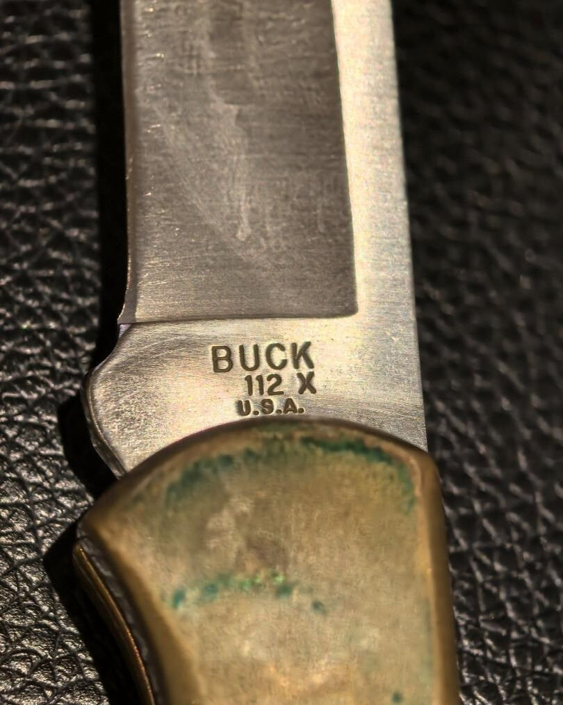 Buck Knife 112 X 1980s Vintage Holding Knife Leather Sheath Buck Knife 112 X 1980s Vintage Holding Knife Leather Sheath