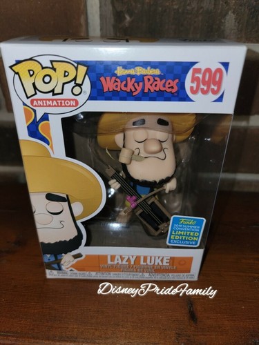 Funko Pop Animations 2019 Summer Convention LE Lazy Luke Wacky Races ...